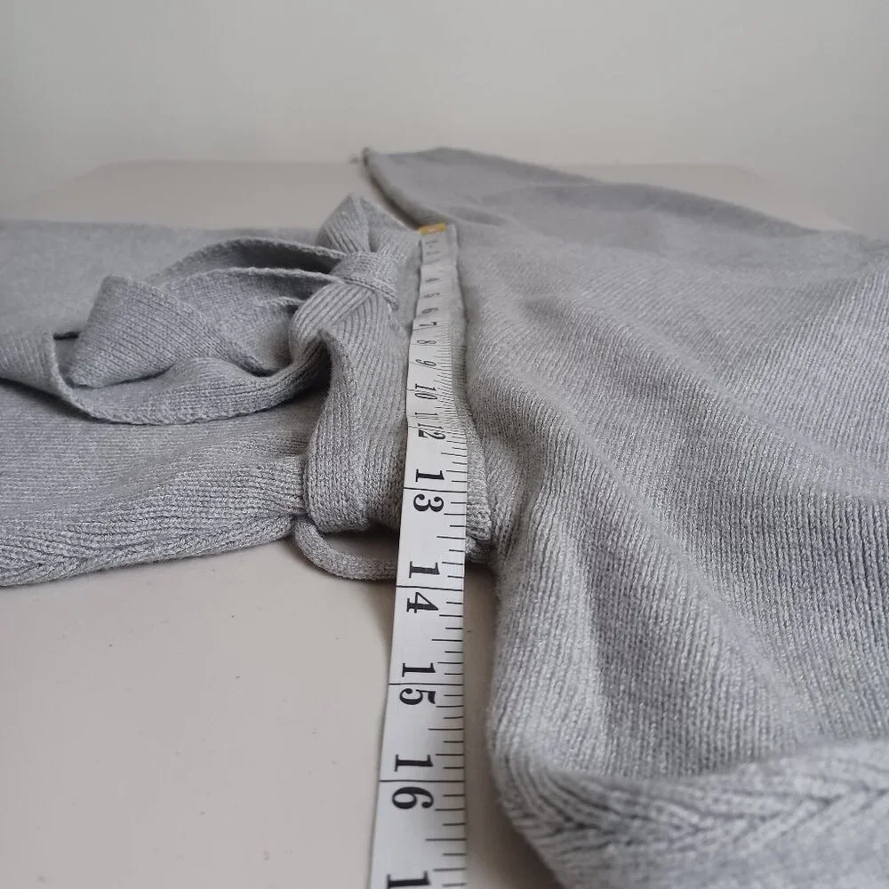 Crossover V-neck Mini Sweater Dress - Picture 9 of 15